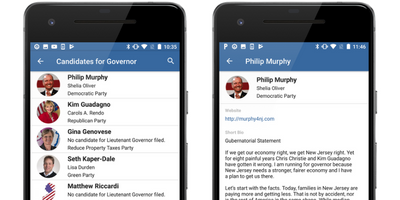 Info Grove App Associations Political Contacts