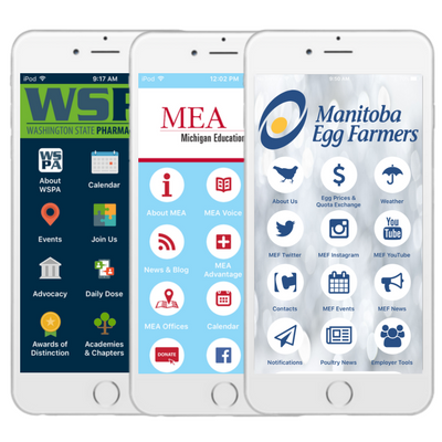 Info Grove App Associations Sample Feature Pages